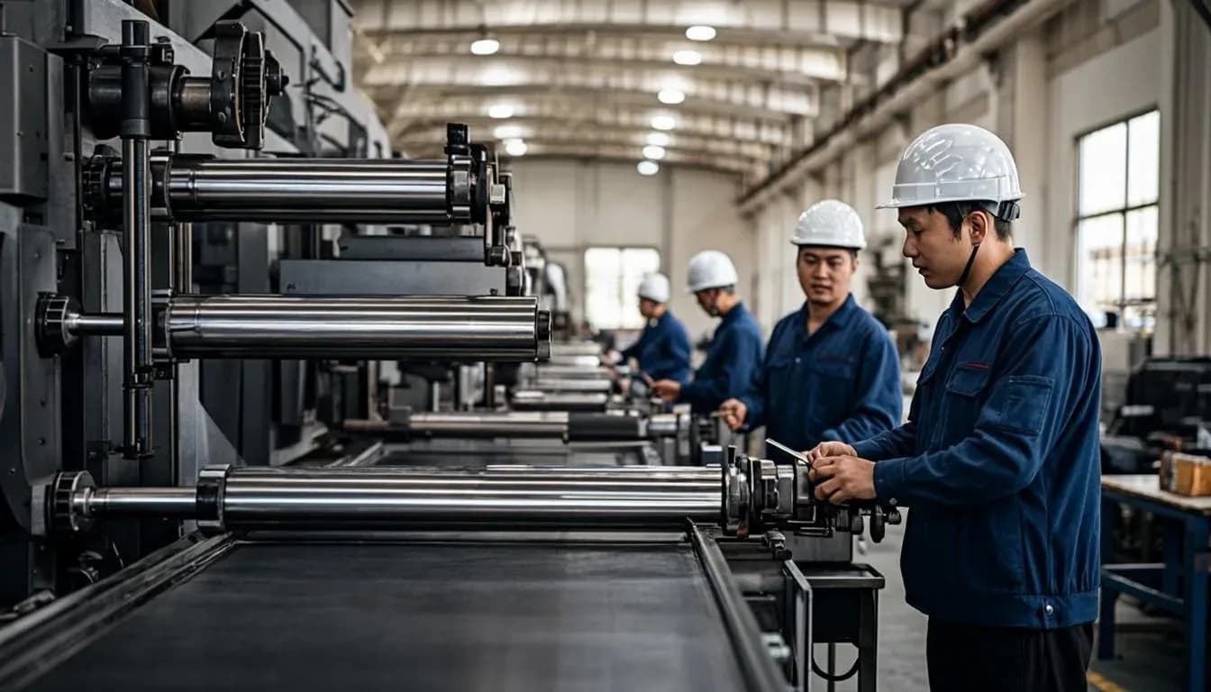 顺耐输送带生产基地车间
